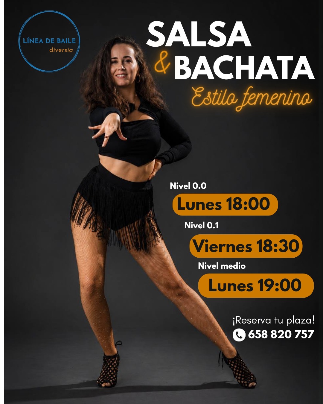 Clases regulares de estilo chica de salsa y bachata