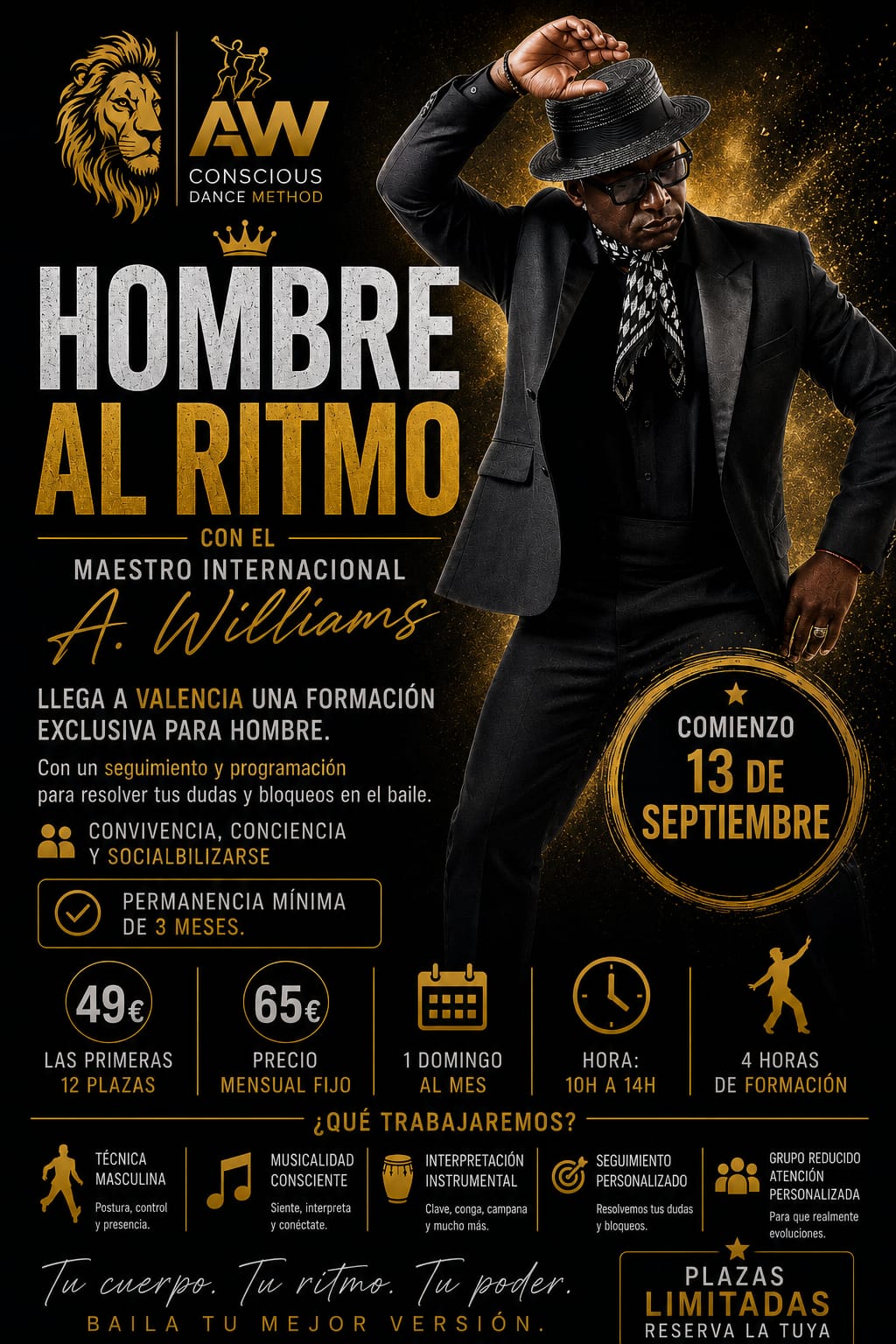 FORMACION HOMBRE  AL RITMO
