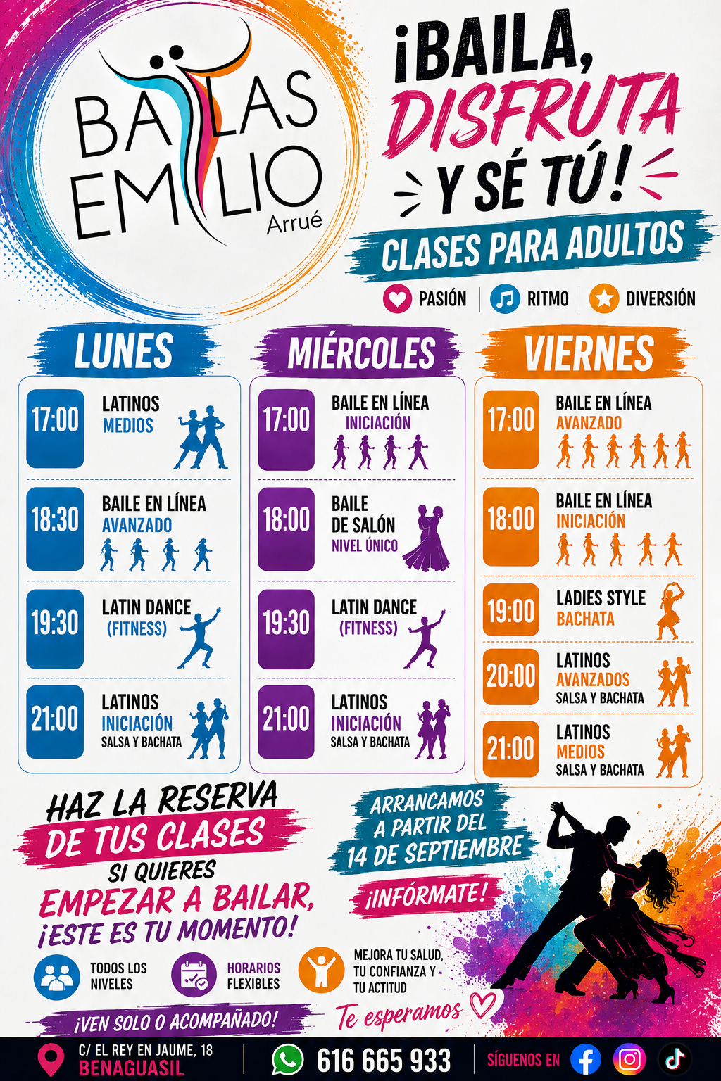Clases de salsa y bachata
