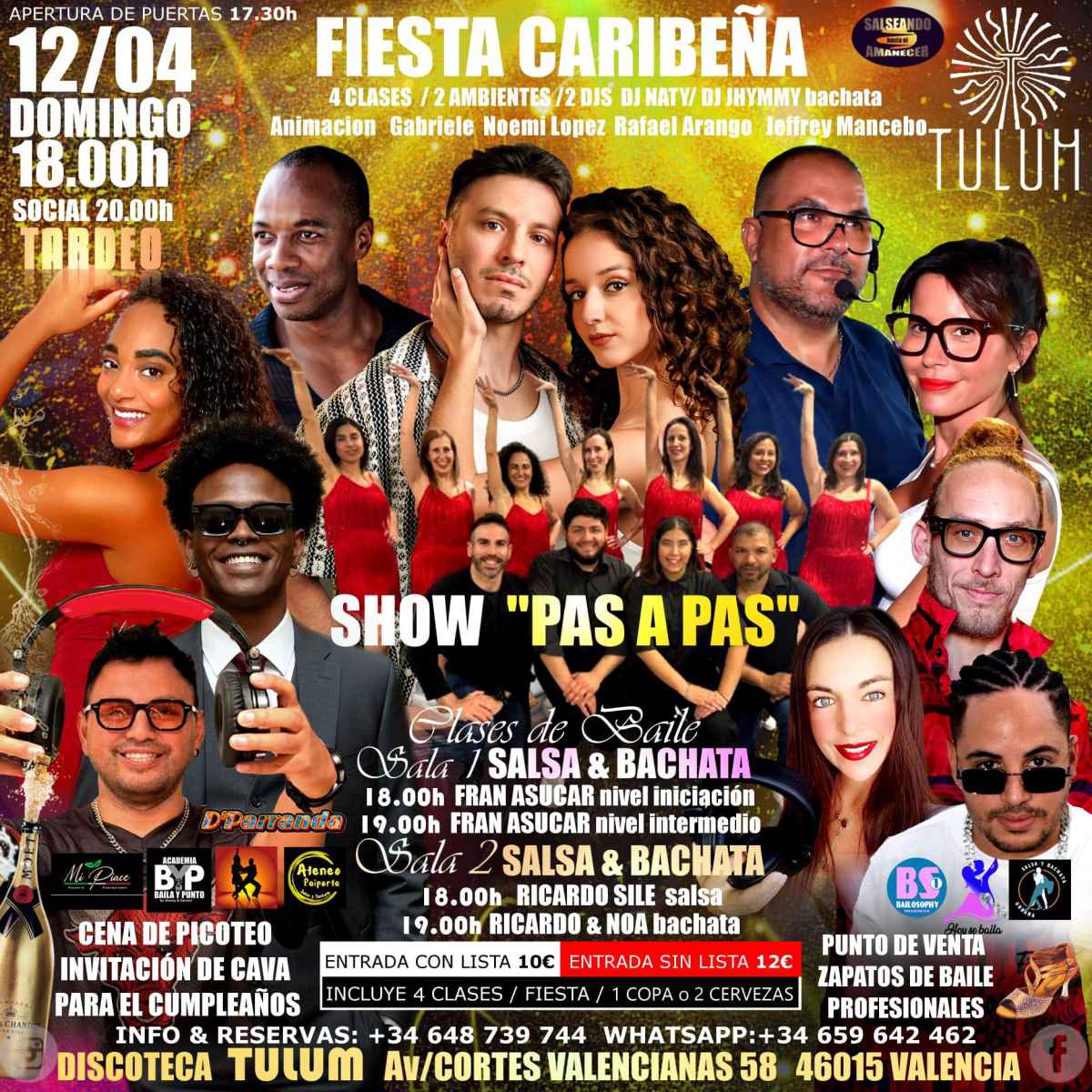 Fiesta caribeña Salsa&Bachata