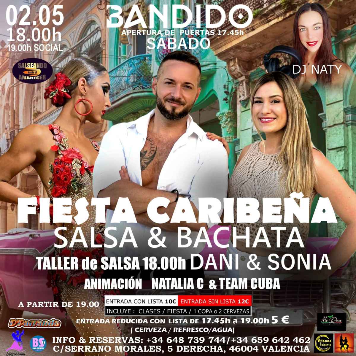 Fiesta caribeña Salsa&Bachata