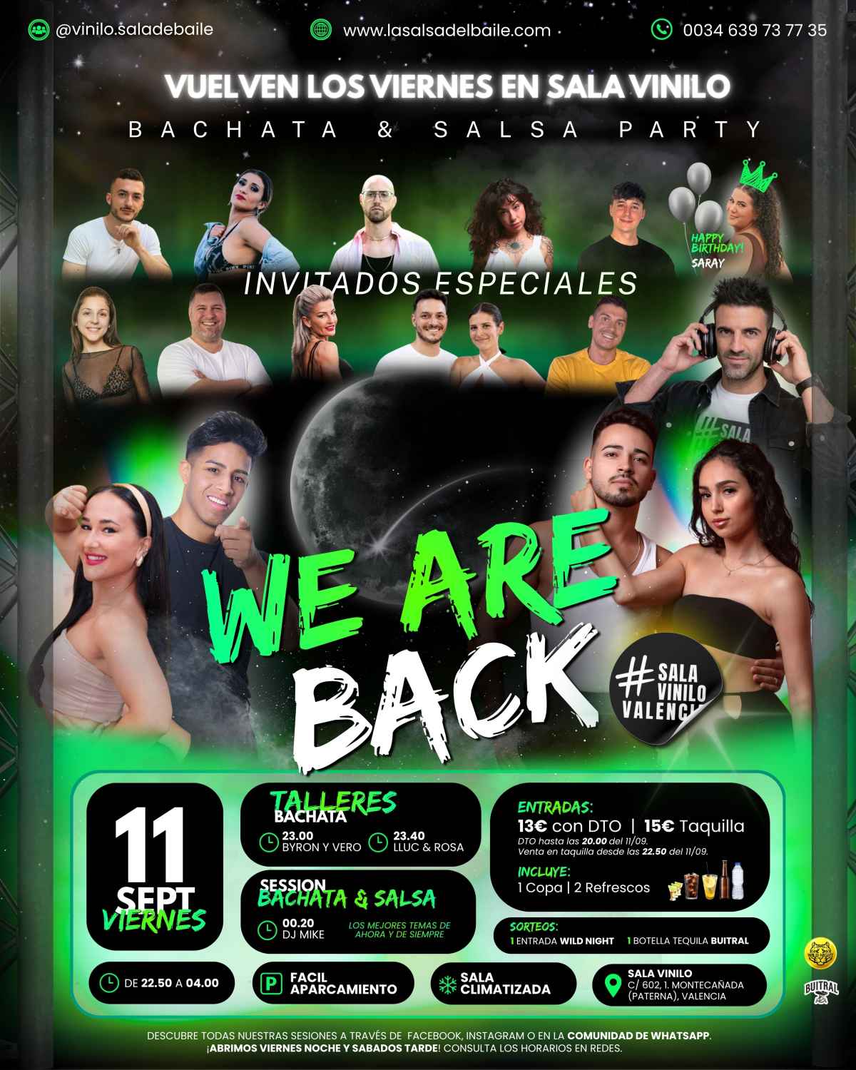 Viernes 11 Sept - We Are Back!