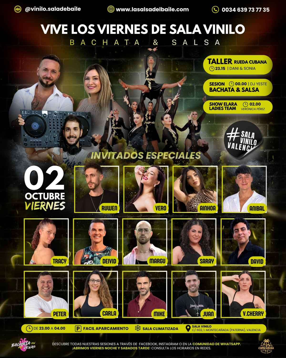 Sala Vinilo - Viernes 02 Oct