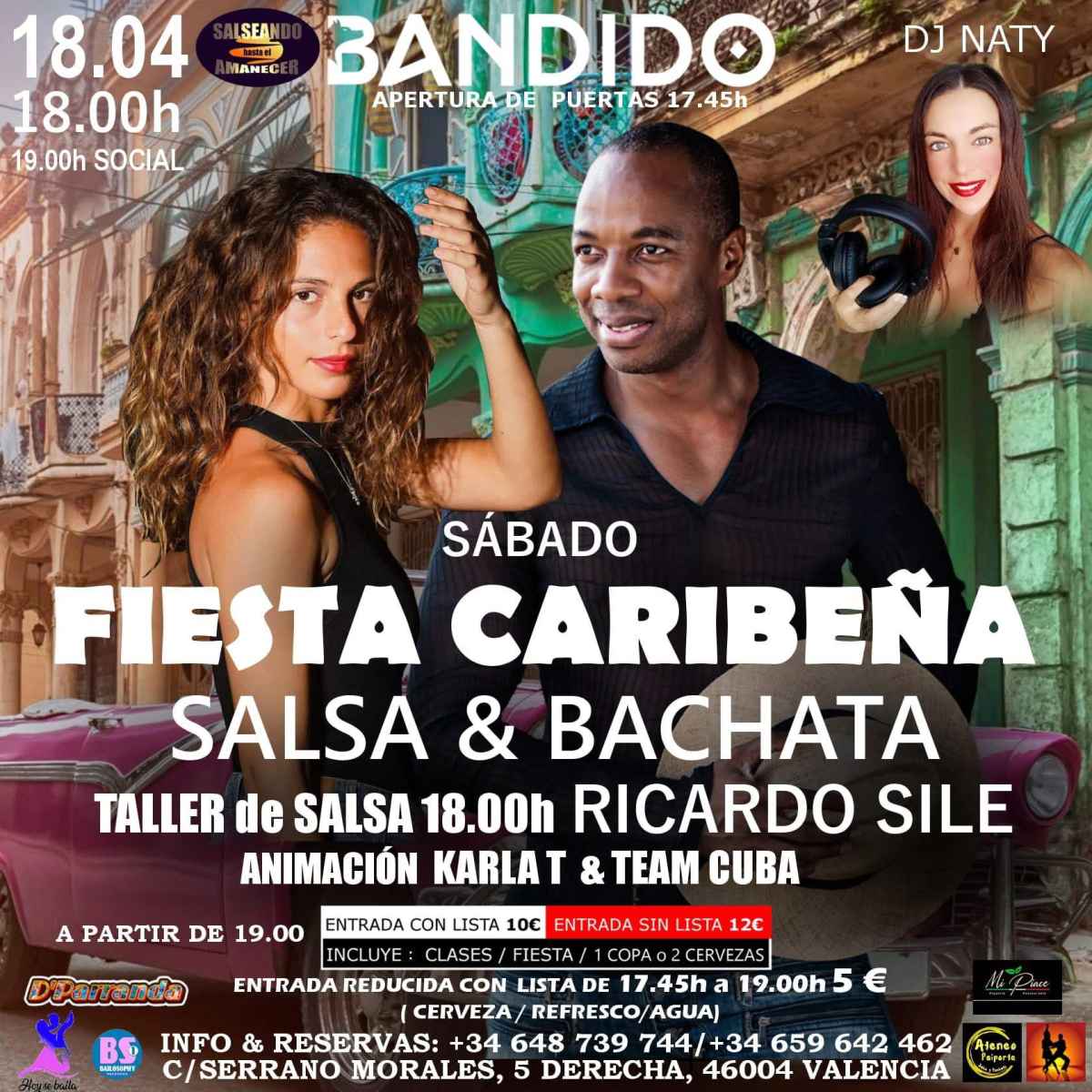 Fiesta caribeña Salsa&Bachata