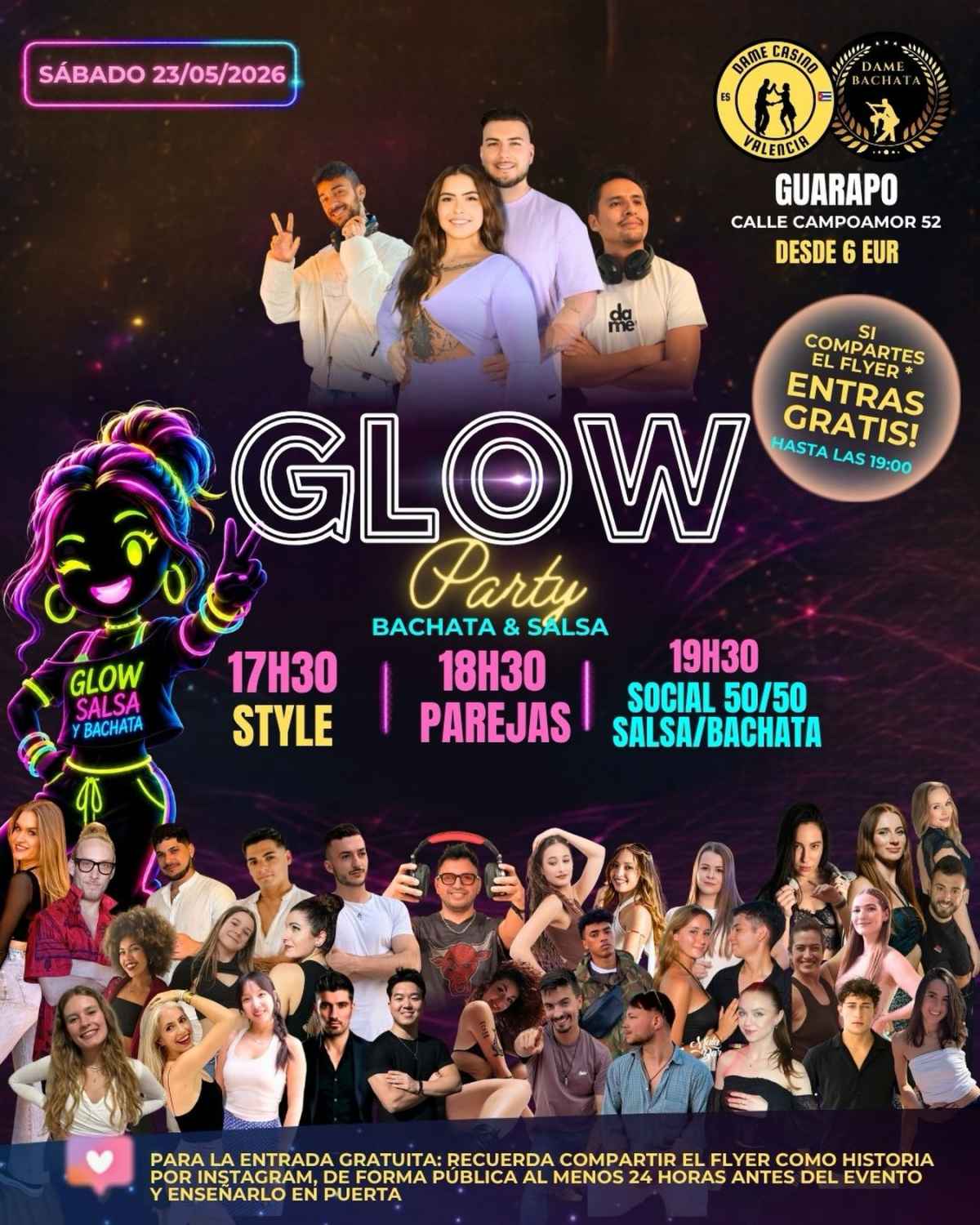 LOS SÁBADOS SON GLOW PARTY ✨