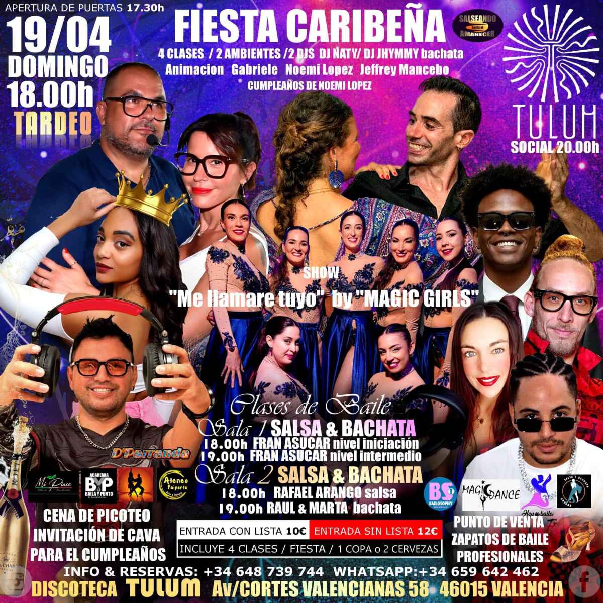 Fiesta caribeña Salsa&Bachata