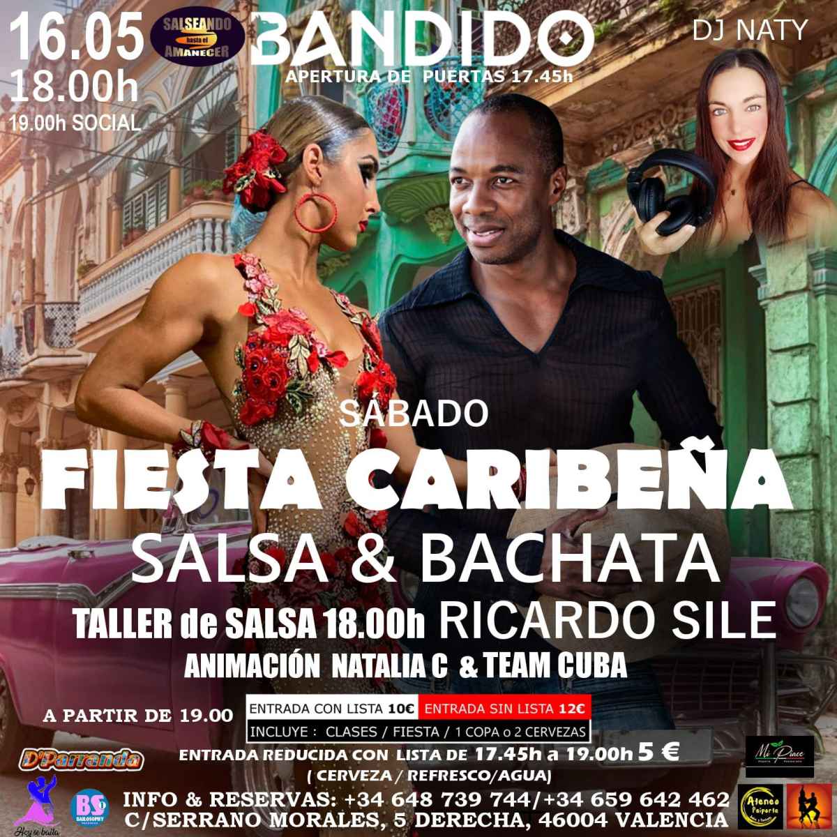 Fiesta caribeña Salsa&Bachata